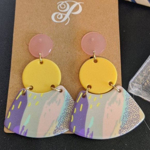 Plunder Design Kallie Anne Earrings New in Box NIB - Picture 2 of 2